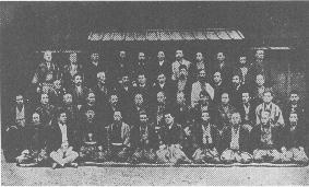 Mitstři jiu-jutsu z Metropolitní policie Tokyo 1889